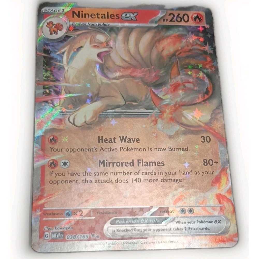 Ninetales ex 038/165 Scarlet & Violet 151 Holo Pokemon Card